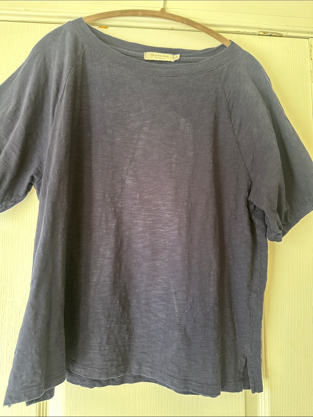 Madewell Women's Navy Short-Sleeve Crew Tee
